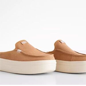 Hey Dude Brown Slip-On Mules